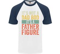 Maglietta Da Baseball S/S Per Uomo 'Father Figure' Per La Festa Del Papà
