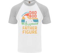 Maglietta Da Baseball S/S Per Uomo 'Father Figure' Per La Festa Del Papà