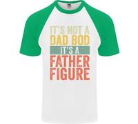 Maglietta Da Baseball S/S Per Uomo 'Father Figure' Per La Festa Del Papà