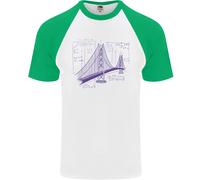 Maglietta Da Baseball S/S Per Uomo G i Fisica E Matematica Bridge
