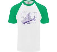 Maglietta Da Baseball S/S Per Uomo G i Fisica E Matematica Bridge