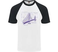 Maglietta Da Baseball S/S Per Uomo G i Fisica E Matematica Bridge