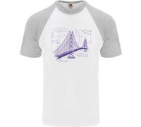Maglietta Da Baseball S/S Per Uomo G i Fisica E Matematica Bridge
