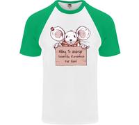 Maglietta Da Baseball S/S Per Uomo Hungry Mouse