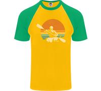 Maglietta Da Baseball S/S Per Uomo Kayak Kayaking Canoe Canoa Sport Acquatici