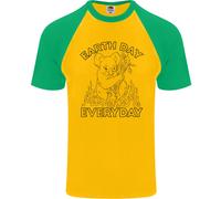 Maglietta Da Baseball S/S Per Uomo Koala Bear Earth Day Everyday Climate Change