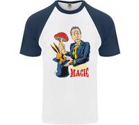 Maglietta Da Baseball S/S Per Uomo Mushroom Magic LSD Drug Culture Festival