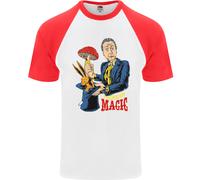 Maglietta Da Baseball S/S Per Uomo Mushroom Magic LSD Drug Culture Festival