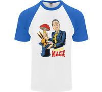 Maglietta Da Baseball S/S Per Uomo Mushroom Magic LSD Drug Culture Festival