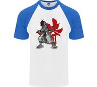Maglietta Da Baseball S/S Per Uomo Samurai Spirit MMA Mixed Martial Arts