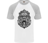 Maglietta Da Baseball S/S Uomo Ape Mandala Art