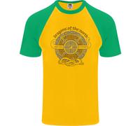 Maglietta Da Baseball S/S Uomo Dragons North Viking Valhalla THOR ODIN