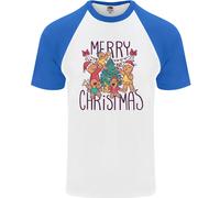 Maglietta Da Baseball S/S Uomo Gingerbread Man Buon Natale