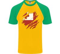 Maglietta Da Baseball T-Shirt A Maniche Corte Con Bandiera Tonga Per Uomini