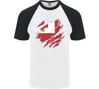 Maglietta Da Baseball T-Shirt A Maniche Corte Con Bandiera Tonga Per Uomini