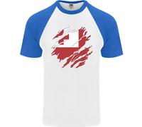 Maglietta Da Baseball T-Shirt A Maniche Corte Con Bandiera Tonga Per Uomini