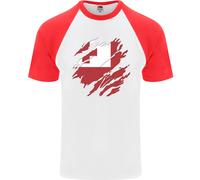 Maglietta Da Baseball T-Shirt A Maniche Corte Con Bandiera Tonga Per Uomini