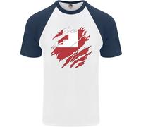 Maglietta Da Baseball T-Shirt A Maniche Corte Con Bandiera Tonga Per Uomini