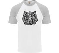 Maglietta Da Baseball Tiger Uomo S/S Mandala Art