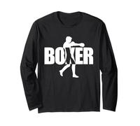 Maglietta da Boxe retrò - Boxer Stance Maglia a Manica