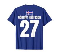 Maglietta da calcio a tema Islanda Sauf Maglietta