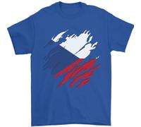 Maglietta Da Calcio Per Uomini Bandiera Della Repubblica Ceca 100% Cotone