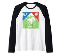Maglietta da Ciclismo 1943 LSD Acid Hofmann Trip Maglia con Maniche Raglan