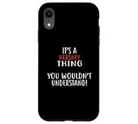 Maglietta da città con scritta "It's A HERSHEY Thing" Custodia per iPhone XR