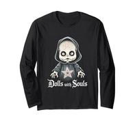 Maglietta da collezione di bambole infestate occulte - Paranormal Witch Art Maglia a Manica