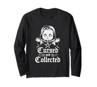 Maglietta da collezione di bambole infestate occulte - Paranormal Witch Art Maglia a Manica