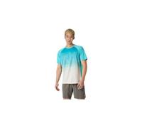 Maglietta da corsa asics road fade blu da uomo