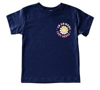 Maglietta da donna a maniche corte unisex "ON My Moms Last Nerve" per adolescenti, divertente maglietta con stampa per bambini dai 3 ai 13 anni, Blu scuro, 11-12 Jahre