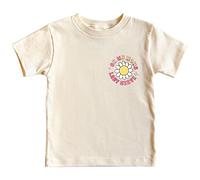 Maglietta da donna a maniche corte unisex "ON My Moms Last Nerve" per adolescenti, divertente maglietta con stampa per bambini dai 3 ai 13 anni, beige., 3-4 Jahre
