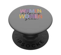 Maglietta da donna che aiuta le donne a crescere PopSockets PopGrip Adesivo