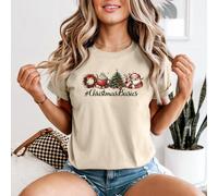 Maglietta da donna Christmas Basics Watercolor Festive Holiday
