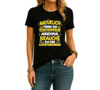 Maglietta da donna con scritta divertente "Selbstgespräche | Design divertente su autoconversazioni e opinioni di esperti, ideale per gli amanti dell'umorismo.