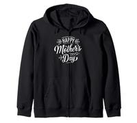 Maglietta da donna con scritta "Happy Mother's Day" e scritta "Cute Floral Mama Mom" Felpa con Cappuccio