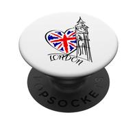 Maglietta da donna con scritta "I Love London-I Heart London", Inghilterra, Regno Unito PopSockets PopGrip Adesivo