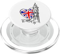 Maglietta da donna con scritta "I Love London-I Heart London", Inghilterra, Regno Unito PopSockets PopGrip per MagSafe