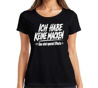 Maglietta da donna con scritta "Ich habe keine Macken Das sind Statement