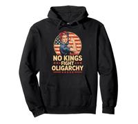 Maglietta da Donna con Scritta No Kings Fight Oligarchy No Kings in America Felpa con Cappuccio