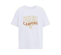 Maglietta da donna con scritta "Please Don't Take Me", bianco, 3XL