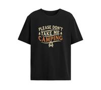 Maglietta da donna con scritta "Please Don't Take Me", Nero , XXL