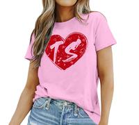 Maglietta da Donna con Stampa Taylor Swift Fan Concerto Rosa M