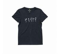 Devold Of Norway Flowers Short Sleeve T-shirt Blu S Donna