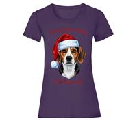 Maglietta da donna di Natale A Woof Of Warm Wishes And Tail Wags Of Joy...
