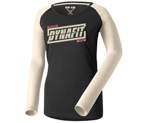 Maglietta da donna Dynafit 24/7 W L/S Tee Taglia: M / Colore: bianco/nero