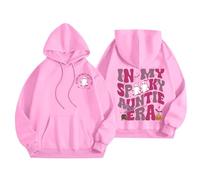 Maglietta da donna girocollo a maniche lunghe tun-ic top casual morbida leggera classica vestibilità regolare maglioni da donna pullover per donne UK Daily Holiday Streetwear, rosa, XL