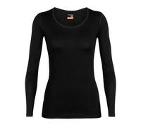 Maglia intima Icebreaker 200 Oasis Scoop manica lunga nero donna - XL