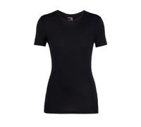 Icebreaker Maglia termica 175 Everyday Crew Merino manica corta Nero S Donna